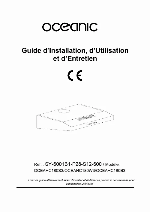 Mode d'emploi OCEANIC HC440B9