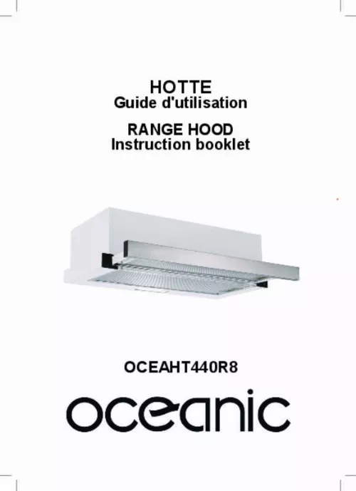 Mode d'emploi OCEANIC OCEAHT440R8