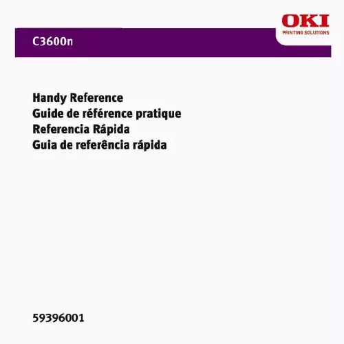 Mode d'emploi OKI C3600N