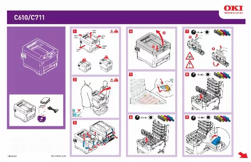 Mode d'emploi OKI C610DTN