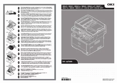 Mode d'emploi OKI MB441 MFP