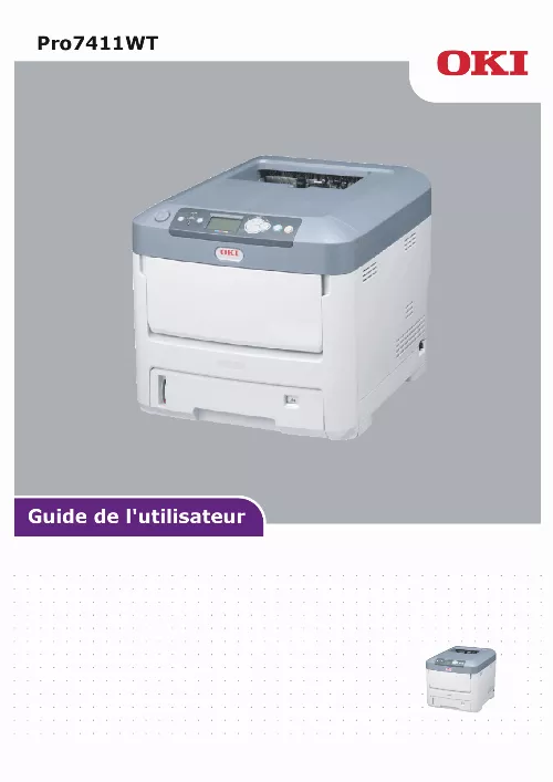 Mode d'emploi OKI PRO7411WT