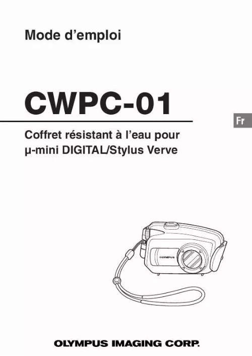 Mode d'emploi OLYMPUS CWPC-01