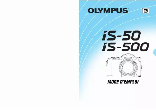 Mode d'emploi OLYMPUS IS-500
