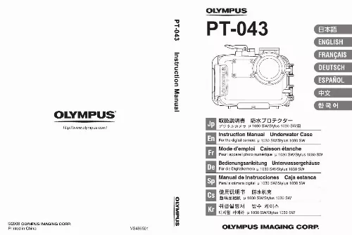Mode d'emploi OLYMPUS PT-043