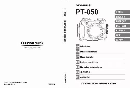 Mode d'emploi OLYMPUS PT-050