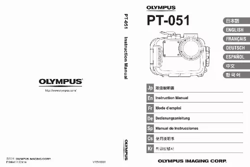 Mode d'emploi OLYMPUS PT-051