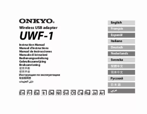 Mode d'emploi ONKYO UWF-1