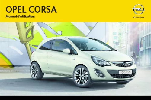 Mode d'emploi OPEL CORSA