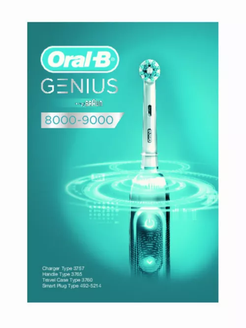 Mode d'emploi ORAL-B GENIUS 8000N SENSI ULTRATHIN