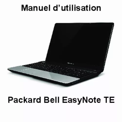 Mode d'emploi PACKARD BELL EASYNOTE TE11BZ-11204G50MNK