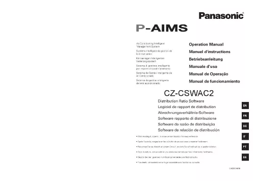 Mode d'emploi PANASONIC CZ-CSWAC2