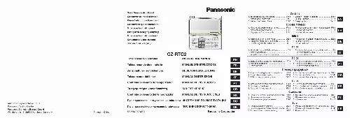 Mode d'emploi PANASONIC CZ-RTC2