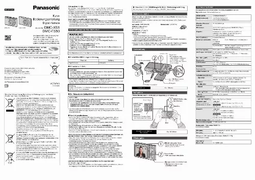 Mode d'emploi PANASONIC DMCFS50EG