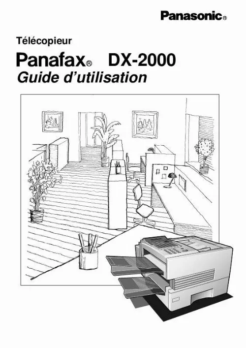 Mode d'emploi PANASONIC DX-2000