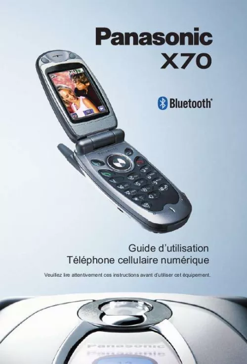 Mode d'emploi PANASONIC EB-X70