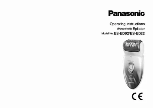 Mode d'emploi PANASONIC ES-ED22