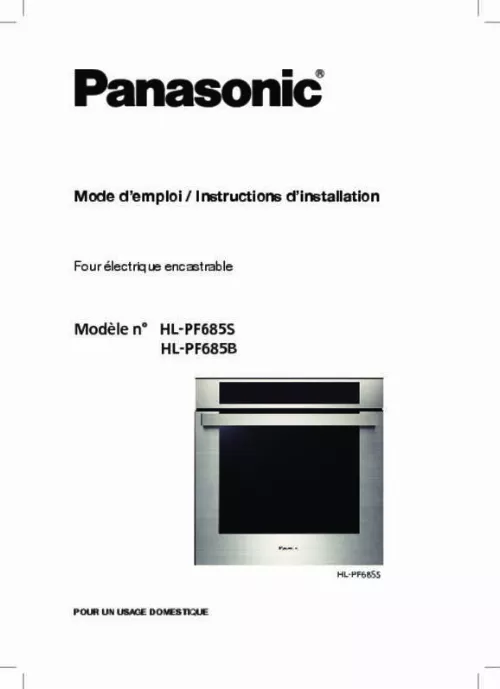 Mode d'emploi PANASONIC HLPF685B