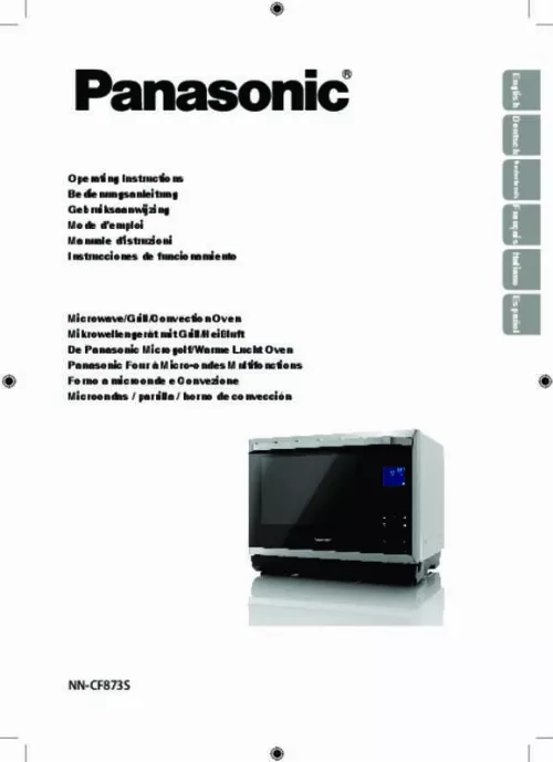 Mode d'emploi PANASONIC NN-CF873S