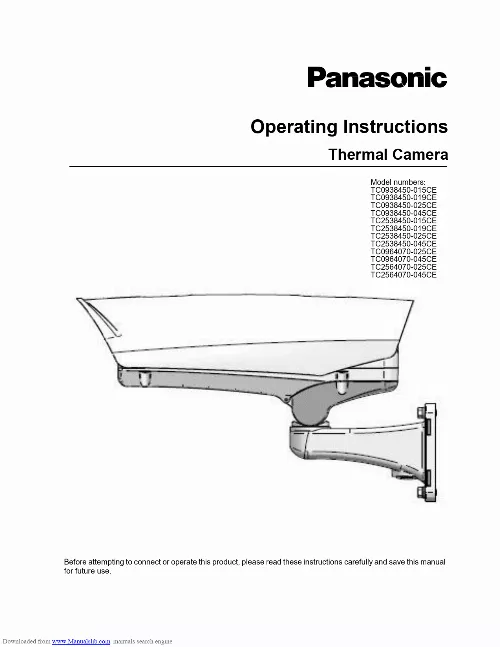 Mode d'emploi PANASONIC TC0964070-045CE