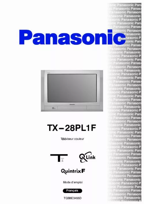 Mode d'emploi PANASONIC TX-28PL1F