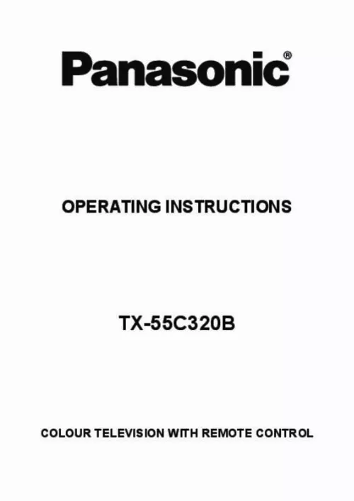 Mode d'emploi PANASONIC TX-55C320B