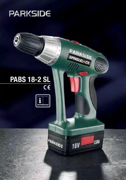 Mode d'emploi PARKSIDE KH 3101 2 SPEED RECHARGEABLE ELECTRIC DRILL DRIV…