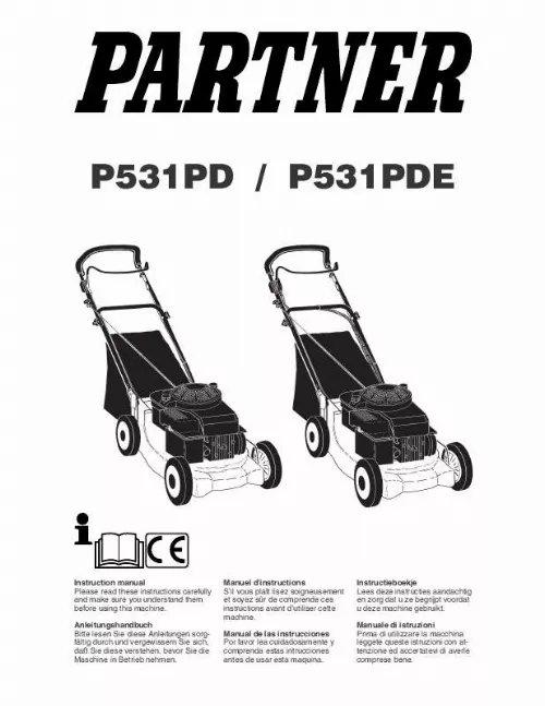 Mode d'emploi PARTNER P531PD