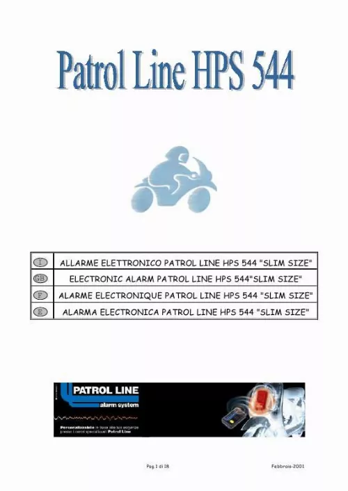 Mode d'emploi PATROL LINE HPS 544