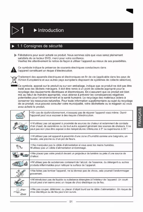 Mode d'emploi PEEKTON DIVX PK 6024