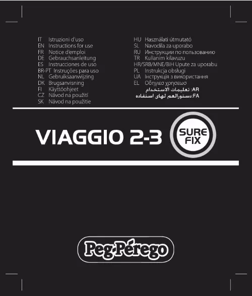 Mode d'emploi PEG PEREGO VIAGGIO CONVERTIBLE