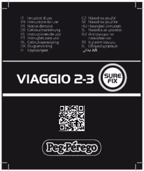 Mode d'emploi PEG-PEREGO VIAGGIO 2/3 SUREFIX