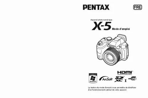 Mode d'emploi PENTAX X5