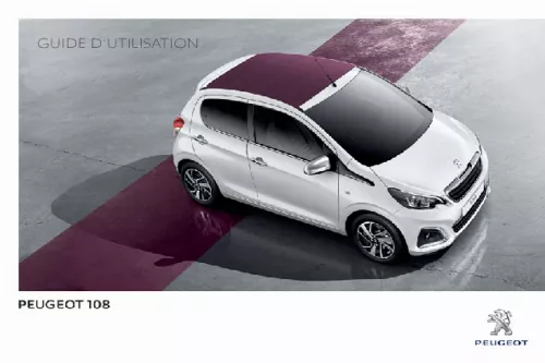 Mode d'emploi PEUGEOT 108