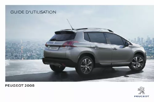 Mode d'emploi PEUGEOT 2008