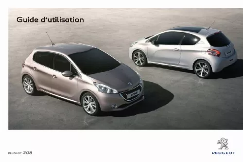 Mode d'emploi PEUGEOT 208