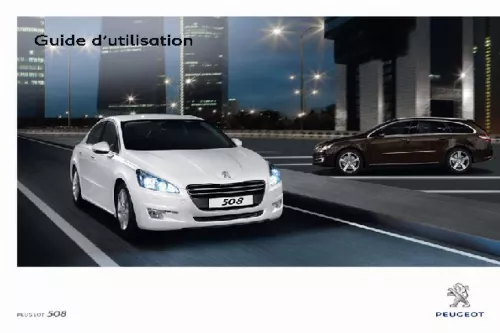 Mode d'emploi PEUGEOT 508