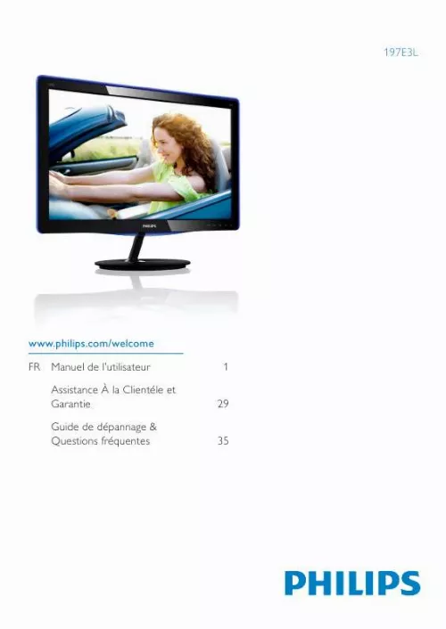 Mode d'emploi PHILIPS 197E3LSU