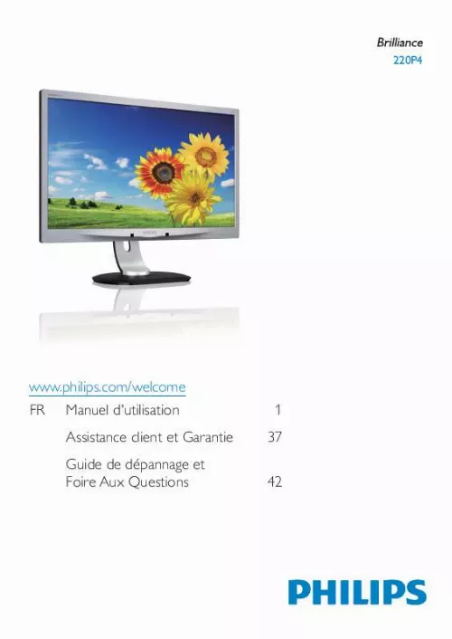 Mode d'emploi PHILIPS 220P4LPYEB