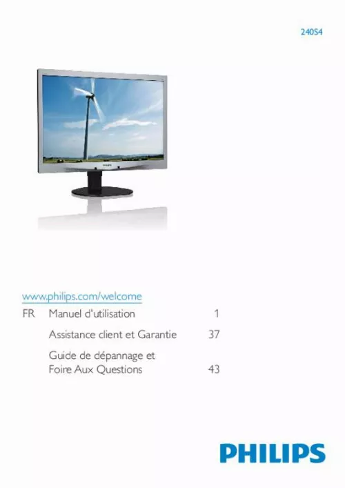 Mode d'emploi PHILIPS 240S4LPMS