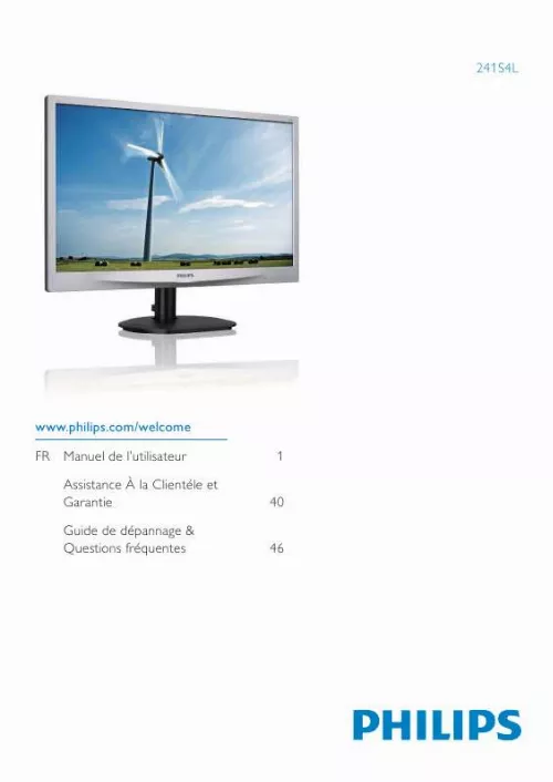 Mode d'emploi PHILIPS 241S4LCS