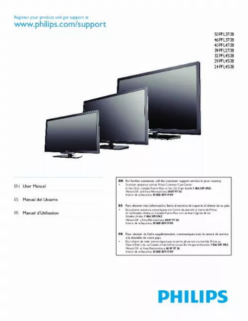 Mode d'emploi PHILIPS 24PFL4508