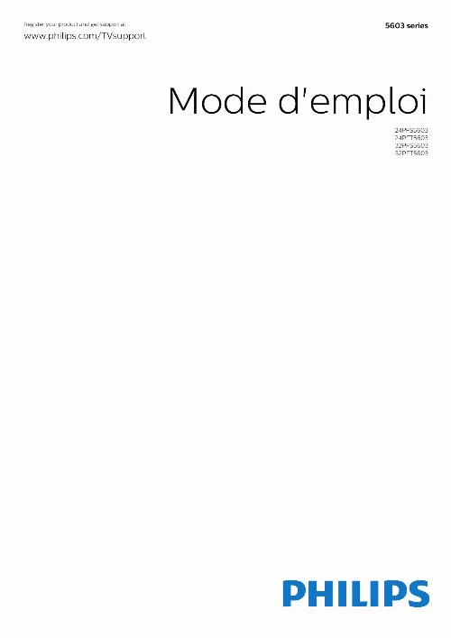 Mode d'emploi PHILIPS 24PFS5603