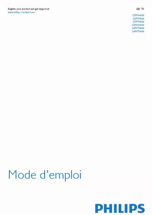 Mode d'emploi PHILIPS 24PHH4000