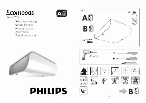 Mode d'emploi PHILIPS 32616-48-16