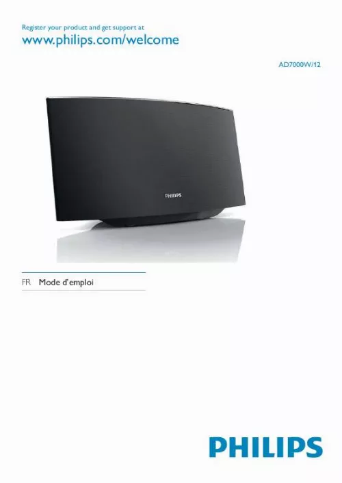 Mode d'emploi PHILIPS AD7000W