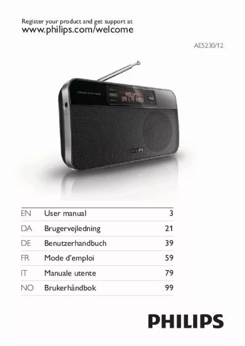 Mode d'emploi PHILIPS AE5230