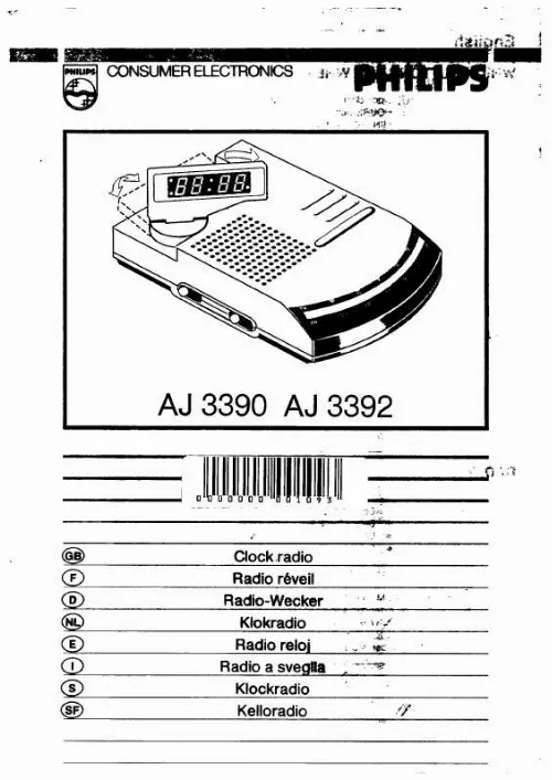 Mode d'emploi PHILIPS AJ3390