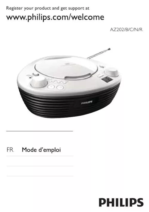 Mode d'emploi PHILIPS AZ 202