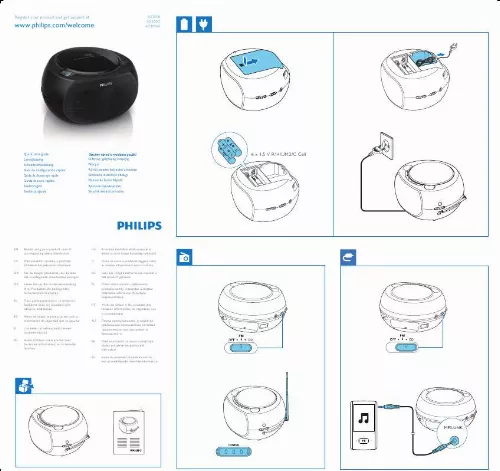 Mode d'emploi PHILIPS AZ100B